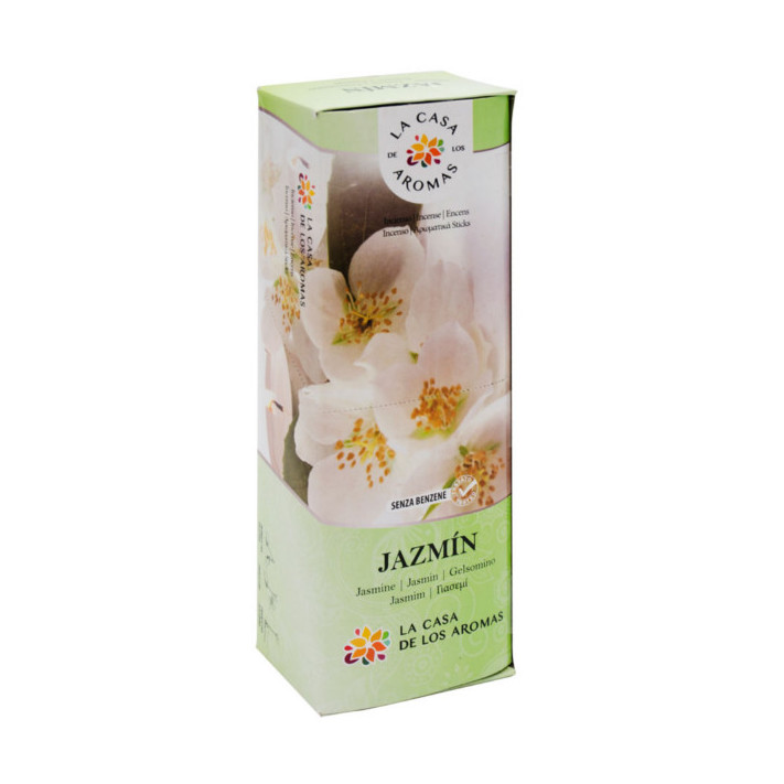 LA CASA DE LOS AROMAS INTENSO Kadzidła zapachowe JAŚMIN, 100+20 szt pakiet 5+1