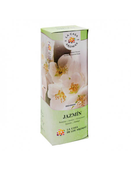 LA CASA DE LOS AROMAS INTENSO Kadzidła zapachowe JAŚMIN, 100+20 szt pakiet 5+1
