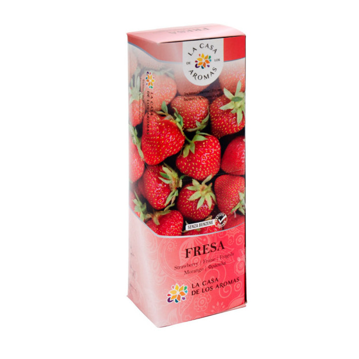 LA CASA DE LOS AROMAS INTENSO Kadzidła zapachowe FRESA, 100+20 szt pakiet 5+1