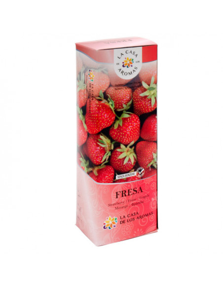 LA CASA DE LOS AROMAS INTENSO Kadzidła zapachowe FRESA, 100+20 szt pakiet 5+1