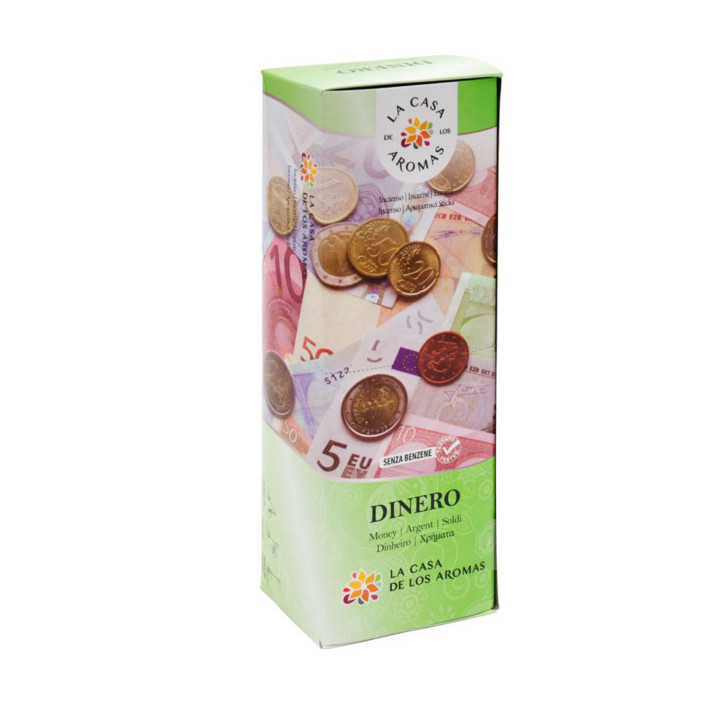 LA CASA DE LOS AROMAS INTENSO Kadzidła zapachowe DINERO, 100+20 szt pakiet 5+1