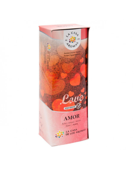 LA CASA DE LOS AROMAS INTENSO Kadzidła zapachowe AMOR, 100+20 szt pakiet 5+1