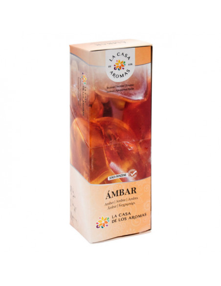 LA CASA DE LOS AROMAS INTENSO Kadzidła zapachowe AMBER, 100+20 szt pakiet 5+1