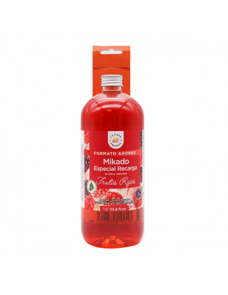 LA CASA DE LOS AROMAS INTENSO Płyn zapachowy CZERWONE OWOCE, 1000 ml  zapas
