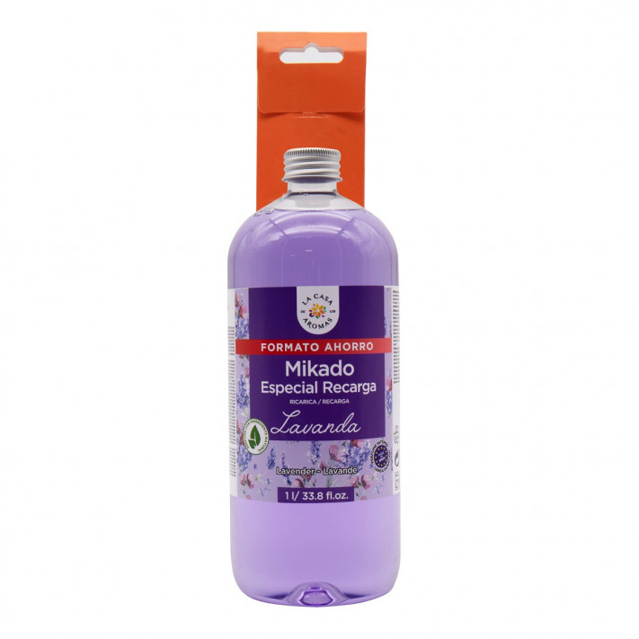 LA CASA DE LOS AROMAS INTENSO Płyn zapachowy LAWENDA, 1000 ml zapas