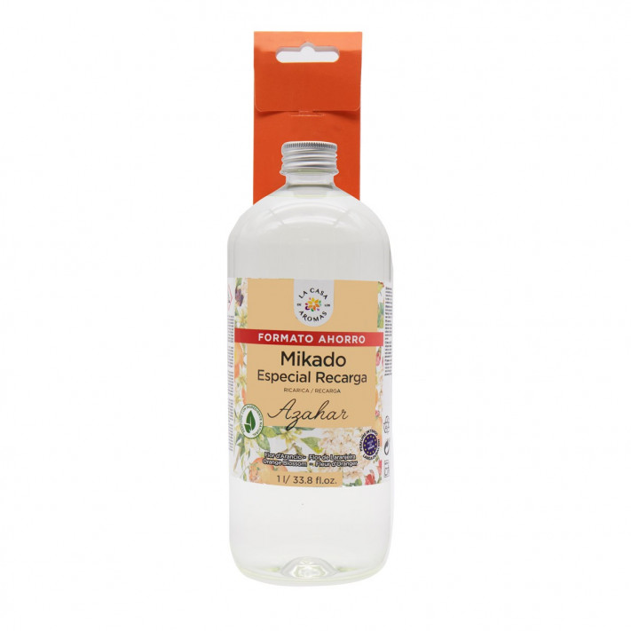 LA CASA DE LOS AROMAS INTENSO Płyn zapachowy KWIAT POMARAŃCZY, 1000 ml zapas
