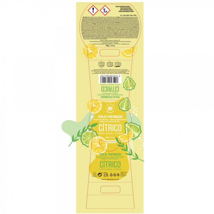 LA CASA DE LOS AROMAS Odświeżacz powietrza w żelu CITRICO, 100 g