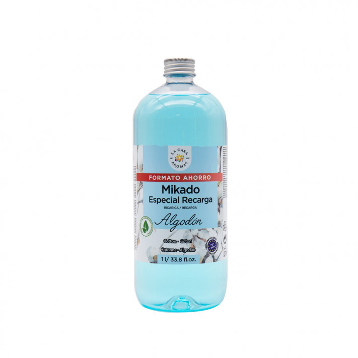 LA CASA DE LOS AROMAS INTENSO Płyn zapachowy KWIAT BAWEŁNY, 1000 ml zapas
