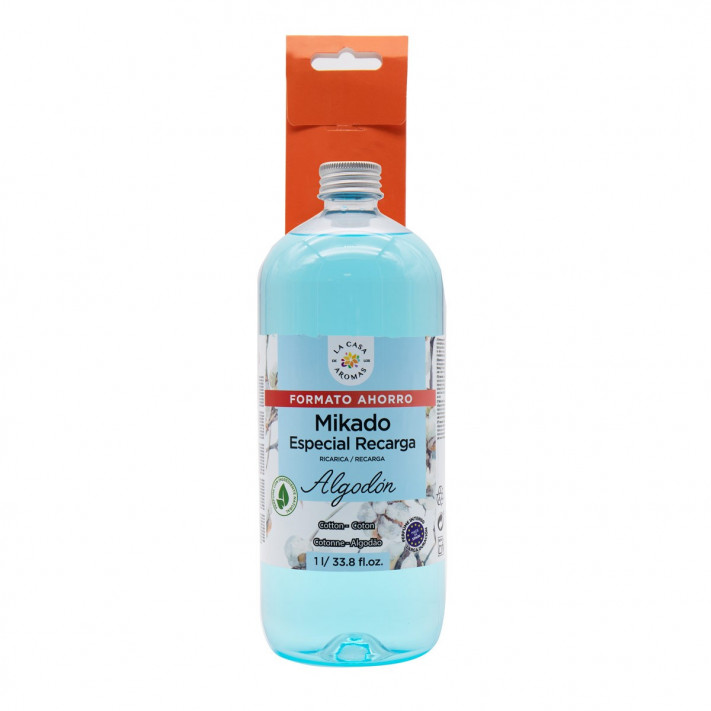 LA CASA DE LOS AROMAS INTENSO Płyn zapachowy KWIAT BAWEŁNY, 1000 ml zapas