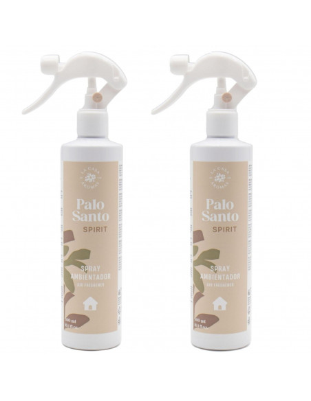 LA CASA DE LOS AROMAS Odświeżacz powietrza mgiełka PALO SANTO 300 ml, pakiet 2 sztuk