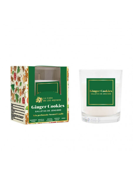 LA CASA DE LOS AROMAS X-MAS Świeca zapachowa IMBIROWE CIASTECZKA, 120 g