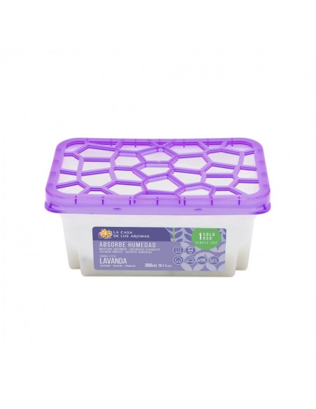 LA CASA DE LOS AROMAS Pochłaniacz wilgoci LAWENDA, 300 ml