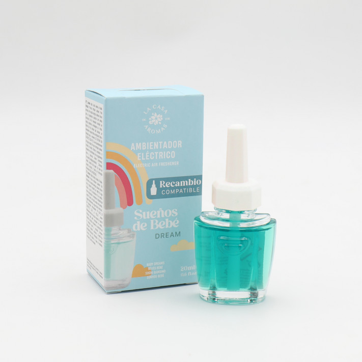 LA CASA DE LOS AROMAS Odświeżacz powietrza zapas SUENOS DE BEBE DREAM, 20 ml