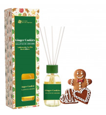 LA CASA DE LOS AROMAS X-MAS Patyczki zapachowe IMBIROWE CIASTECZKA, 95 ml