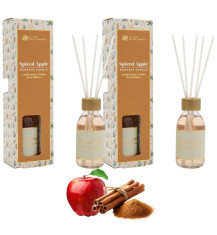 LA CASA DE LOS AROMAS X-MAS Patyczki zapachowe CYNAMON JABŁKO 95 ml, pakiet 2 opakowań
