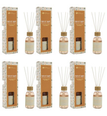 LA CASA DE LOS AROMAS X-MAS Patyczki zapachowe CYNAMON JABŁKO 95 ml, pakiet 6 opakowań