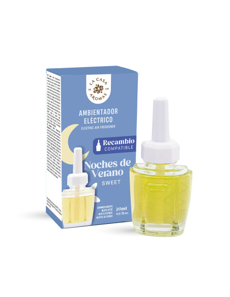 LA CASA DE LOS AROMAS Odświeżacz powietrza zapas  LETNIA NOC, 20 ml