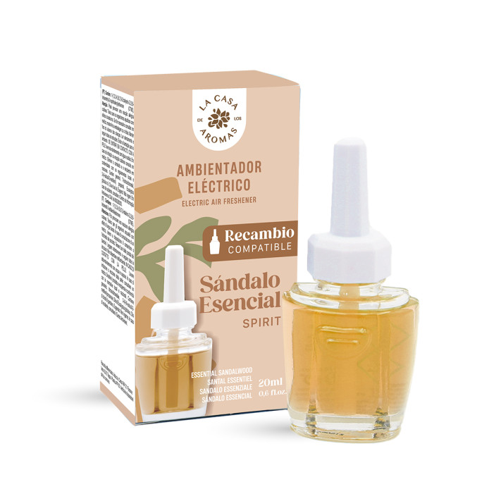 LA CASA DE LOS AROMAS Odświeżacz powietrza zapas  DRZEWO SANDAŁOWE, 20 ml