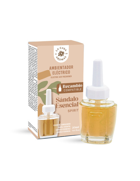 LA CASA DE LOS AROMAS Odświeżacz powietrza zapas  DRZEWO SANDAŁOWE, 20 ml