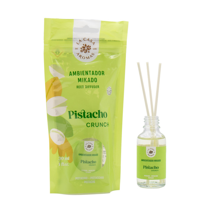 LA CASA DE LOS AROMAS Patyczki zapachowe PISTACJA, 30 ml