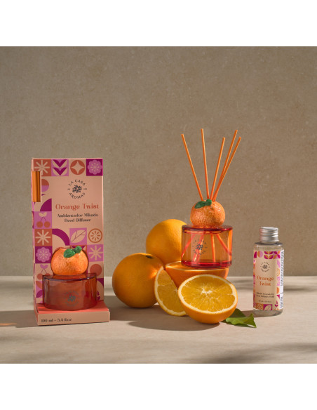 LA CASA DE LOS AROMAS FRUITY Patyczki zapachowe OWOCOWO - POMARAŃCZOWY AKCENT, 100 ml