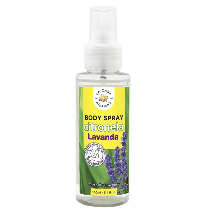 LA CASA DE LOS AROMAS CITRONELLA Mgiełka do ciała o zapachu LAWENDA, 100 ml