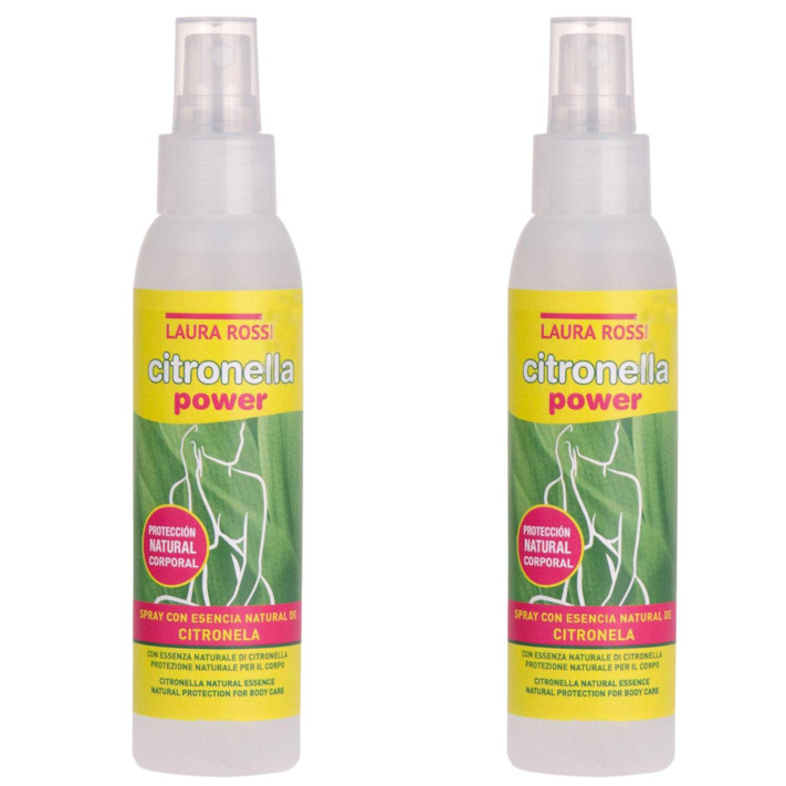 CITRONELLA LA CASA DE LOS AROMAS Mgiełka do ciała o zapachu TRAWY CYTRYNOWEJ 125 ml, pakiet 2 szt.