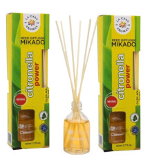LA CASA DE LOS AROMAS CITRONELLA Patyczki zapachowe TRAWA CYTRYNOWA 50 ml, pakiet 2 szt.