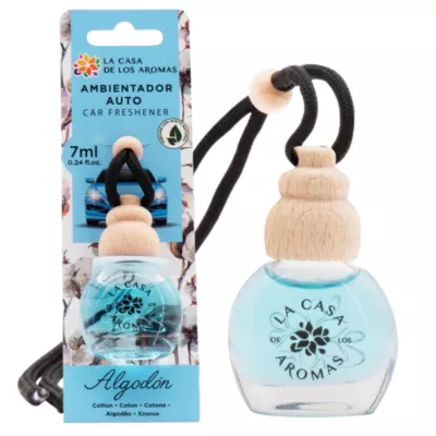 LA CASA DE LOS AROMAS Odświeżacz do samochodu BAWEŁNA, 7 ml  2