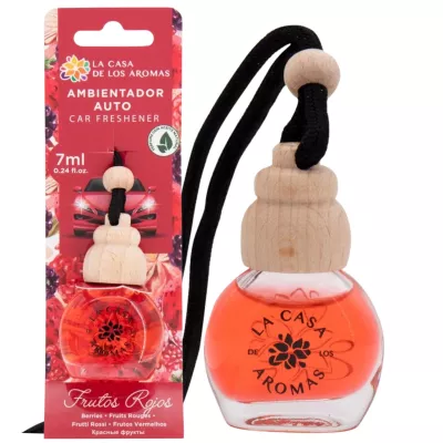 LA CASA DE LOS AROMAS Odświeżacz do samochodu CZERWONE OWOCE, 7 ml 2