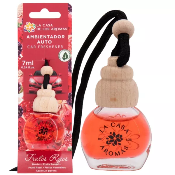 LA CASA DE LOS AROMAS Odświeżacz do samochodu CZERWONE OWOCE, 7 ml