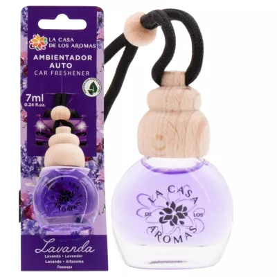 LA CASA DE LOS AROMAS Odświeżacz do samochodu LAWENDA, 7 ml 2