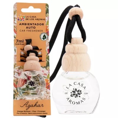 LA CASA DE LOS AROMAS Odświeżacz do samochodu KWIAT POMARAŃCZY, 7 ml  2