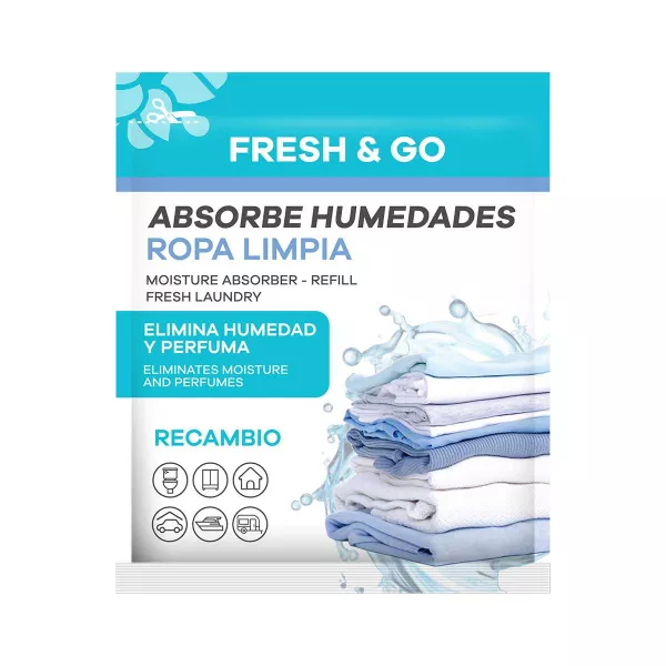 FRESH & GO Pochłaniacz wilgoci BAWEŁNA, wkład 300 g