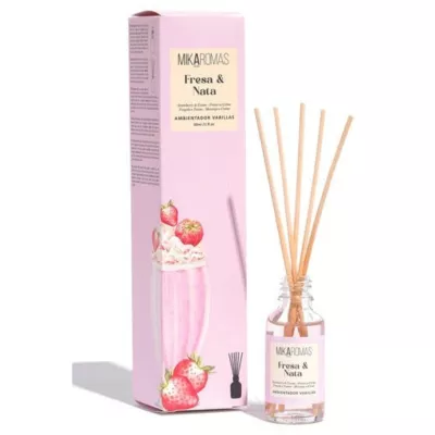 MIKAROMAS Patyczki zapachowe TRUSKAWKA ZE ŚMIETANĄ, 95 ml