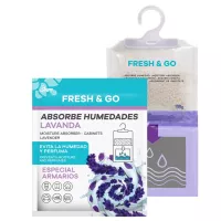 FRESH & GO Pochłaniacz wilgoci LAWENDA, 100 g