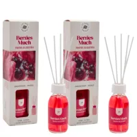 LA CASA DE LOS AROMAS BASIC Patyczki zapachowe BERRIES MUCH 95 ml, pakiet 2 opakowań