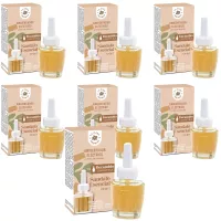LA CASA DE LOS AROMAS Odświeżacz powietrza zapas  DRZEWO SANDAŁOWE 20 ml, pakiet 7 szt.