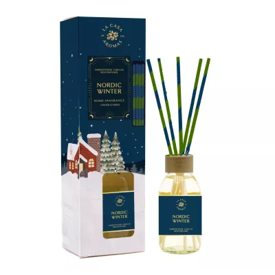 LA CASA DE LOS AROMAS X-MAS Patyczki zapachowe CYNAMON - ŚLIWKA, 95 ml