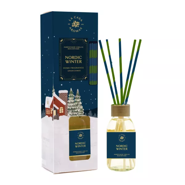 LA CASA DE LOS AROMAS X-MAS Patyczki zapachowe CYNAMON - ŚLIWKA, 95 ml