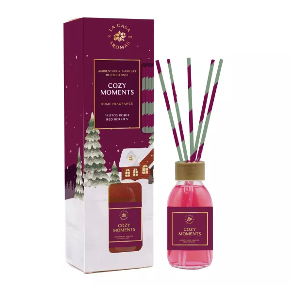 LA CASA DE LOS AROMAS X-MAS Patyczki zapachowe CZERWONE OWOCE, 95 ml