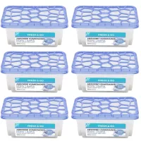 FRESH & GO Pochłaniacz wilgoci BAWEŁNA, pudełko 300 g, pakiet 6 szt