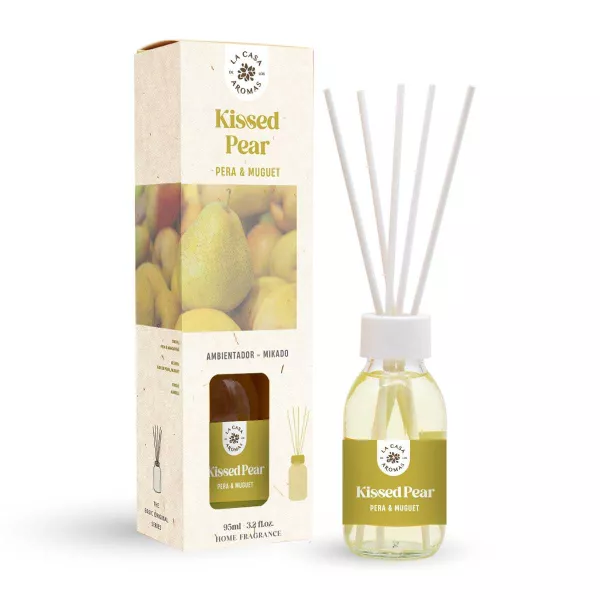 LA CASA DE LOS AROMAS BASIC Patyczki zapachowe GRUSZKA I BIAŁE KWIATY, 95 ml