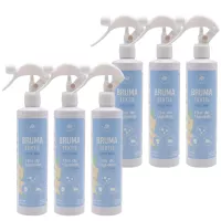 LA CASA DE LOS AROMAS Odświeżacz do tkanin, pościeli, dywanów 300 ml, pakiet 6 sztuk KWIAT BAWEŁNY
