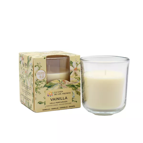 LA CASA DE LOS AROMAS INTENSO Świeca zapachowa WANILIA, 140 g