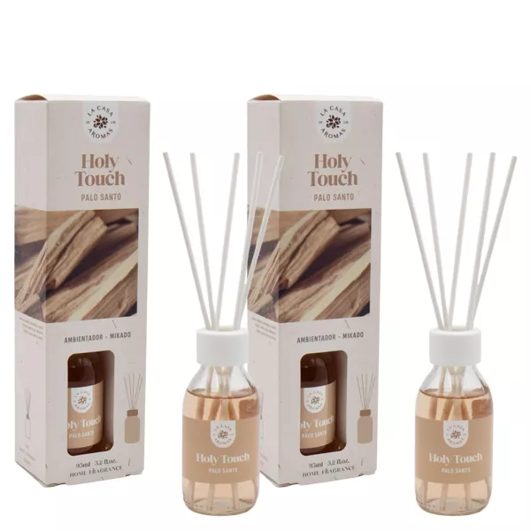 LA CASA DE LOS AROMAS BASIC Patyczki zapachowe KORZENNE 95 ml, pakiet 2 opakowań