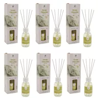 LA CASA DE LOS AROMAS BASIC Patyczki zapachowe SŁODKA PISTACJA 95 ml, pakiet 6 opakowań